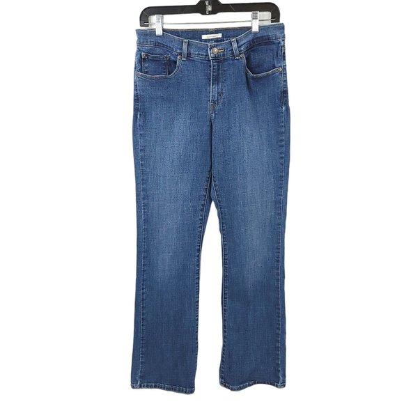 Levi Classic Boot Mid Rise Jeans Womens Size 10 Denim Medium Wash - Picture 1 of 8